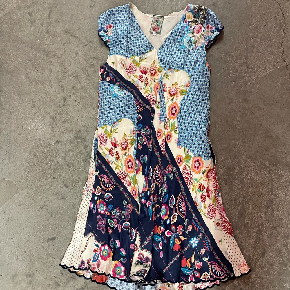 Jonny Was floral Midi Dress